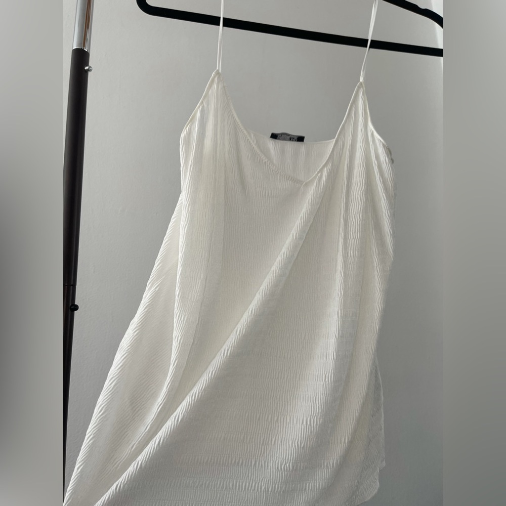 Zara Flowy White Top